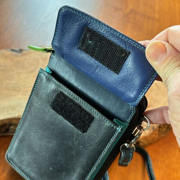 Mywalit Double Zip Mega Purse with Shoulder Strap - Picture 4 of 10